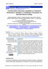 Research paper thumbnail of Transformative Interaction Capability on Teamwork Performance: Strategies or Challenges? Perspective On Merchant Marine College