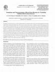 Research paper thumbnail of Production and Characterization of Bio-oil from Bio-mass by Circulating Fluidized Bed Pyrolysis Reactor