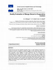 Research paper thumbnail of Quality Evaluation of Mango Stored in Evaporative Coolers