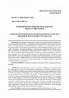 Research paper thumbnail of Comparative research on development of human resource management in Croatia