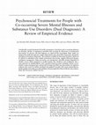 Research paper thumbnail of Psychosocial Treatments for People with Co-occurring Severe Mental Illnesses and Substance Use Disorders (Dual Diagnosis): A Review of Empirical Evidence