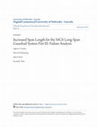 Research paper thumbnail of Increased Span Length for the MGS Long-Span Guardrail System Part III: Failure Analysis