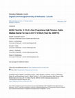 Research paper thumbnail of MASH Test No. 3-10 of a Non-Proprietary, High-Tension, Cable Median Barrier for Use in 6H:1V V-Ditch (Test No. MWP-9)