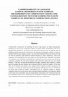 Research paper thumbnail of Compressibility of Japanese landfilled/buried waste samples: measurement of compaction curves and consolidation test for compacted waste samples at different compaction levels