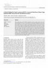 Research paper thumbnail of A Hybrid Method for Fault Location in HVDC-Connected Wind Power Plants Using Optimized RBF Neural Network and Efficient Features