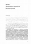 Research paper thumbnail of Agenda pública y diálogo en red.