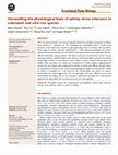 Research paper thumbnail of Unravelling the physiological basis of salinity stress tolerance in cultivated and wild rice species