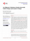 Research paper thumbnail of Are Milgram’s Obedience Studies Internally Valid? Critique and Counter-Critique