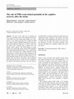 Research paper thumbnail of The role of P300 event-related potentials in the cognitive recovery after the stroke