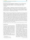 Research paper thumbnail of Life history and population dynamics of a tree species in tropical semi‐arid climate: A case study with Cordia oncocalyx