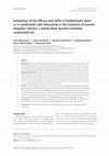 Research paper thumbnail of Comparison of the efficacy and safety of methotrexate alone or in combination with leflunomide in the treatment of juvenile idiopathic arthritis: a double-blind, placebo-controlled, randomized trial