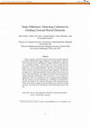 Research paper thumbnail of Same Difference: Detecting Collusion by Finding Unusual Shared Elements