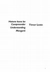 Research paper thumbnail of Os nomes dos Timorenses: Resistência à Indonésia e Construção de Identidade Nacional