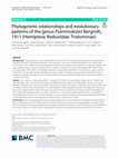 Research paper thumbnail of Phylogenetic relationships and evolutionary history of the Early Paleogene genus Igorina (planktonic foraminifera) through parsimony analysis