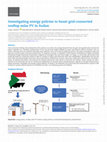 Research paper thumbnail of Investigating energy policies to boost grid-connected rooftop solar PV in Sudan