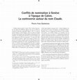 Research paper thumbnail of Conflits de nomination à Genève à l'époque de Calvin. La controverse autour du nom Claude