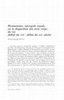 Research paper thumbnail of Westminster, nécropole royale, ou la disparition des trois corps du roi (début du xviie - début du xixe siècle)