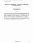 Research paper thumbnail of Municipal Waste to Energy Value Chain Logistics in the City of Johannesburg