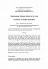 Research paper thumbnail of Mathematical relations related to the Lode parameter for studies of ductility