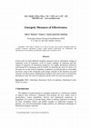 Research paper thumbnail of Energetic measures of effectiveness