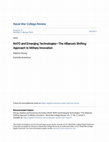 Research paper thumbnail of NATO and Emerging Technologies—The Alliance’s Shifting Approach to Military Innovation