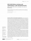 Research paper thumbnail of HIV/AIDS Policies, Activism, and Anthropology: A talk with Richard Parker