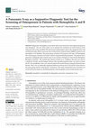 Research paper thumbnail of A Panoramic X-ray as a Supportive Diagnostic Tool for the Screening of Osteoporosis in Patients with Hemophilia A and B