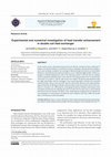 Research paper thumbnail of Experimental and numerical investigation of heat transfer enhancement in double coil heat exchanger