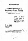 Research paper thumbnail of Crise contemporanea e restauração do capital