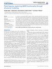 Research paper thumbnail of Plant Lessons: Exploring ABCB Functionality Through Structural Modeling