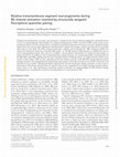 Research paper thumbnail of Relative transmembrane segment rearrangements during BK channel activation resolved by structurally assigned fluorophore–quencher pairing