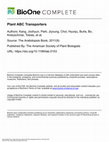 Research paper thumbnail of Plant ABC Transporters