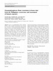 Research paper thumbnail of Organophosphorus flame retardants in house dust from the Philippines: occurrence and assessment of human exposure