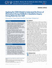 Research paper thumbnail of Applying the COM-B Model to Understand the Drivers of Mistreatment During Childbirth: A Qualitative Enquiry Among Maternity Care Staff