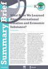 Research paper thumbnail of What Have We Learned About International Taxation and Economic Substance