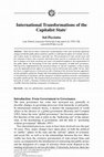 Research paper thumbnail of International Transformations of the Capitalist State1