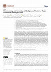 Research paper thumbnail of Bioprocessing and Screening of Indigenous Wastes for Hyper Production of Fungal Lipase