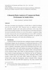 Research paper thumbnail of A Financial Ratio Analysis of Commercial Bank Performance in South Africa