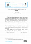 Research paper thumbnail of Taşra Rüşdiye Mekteplerinde Öğrenci İşlerine Dair Bazı Muamelât