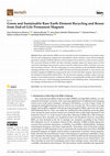 Research paper thumbnail of Green and Sustainable Rare Earth Element Recycling and Reuse from End-of-Life Permanent Magnets