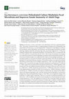 Research paper thumbnail of Saccharomyces cerevisiae Dehydrated Culture Modulates Fecal Microbiota and Improves Innate Immunity of Adult Dogs