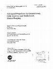 Research paper thumbnail of Advanced Propulsion for Geostationary Orbit Insertion and North-South Station Keeping