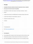 Research paper thumbnail of Acceptability of fixed-dose combination treatments for hypertension in Kenya: a qualitative study using the Theoretical Framework of Acceptability