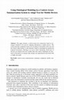 Research paper thumbnail of Using Ontological Modeling in a Context-Aware Summarization System to Adapt Text for Mobile Devices