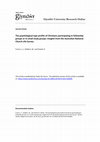 Research paper thumbnail of The psychological type profile of Christians participating in fellowship groups or in small study groups: insights from the Australian National Church Life Survey