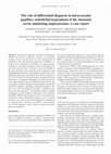 Research paper thumbnail of The role of differential diagnosis in intravascular papillary endothelial hyperplasia of the sinonasal cavity mimicking angiosarcoma: A case report