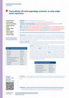 Research paper thumbnail of Transcatheter left atrial appendage occlusion: an early single-center experience