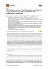 Research paper thumbnail of The Influence of Test-Panel Orientation and Exposure Angle on the Corrosion Rate of Carbon Steel. Mathematical Modelling