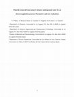 Research paper thumbnail of Fluoride removal from natural volcanic underground water by an electrocoagulation process: Parametric and cost evaluations