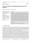 Research paper thumbnail of A fuzzy C‐regression model algorithm using a new PSO algorithm